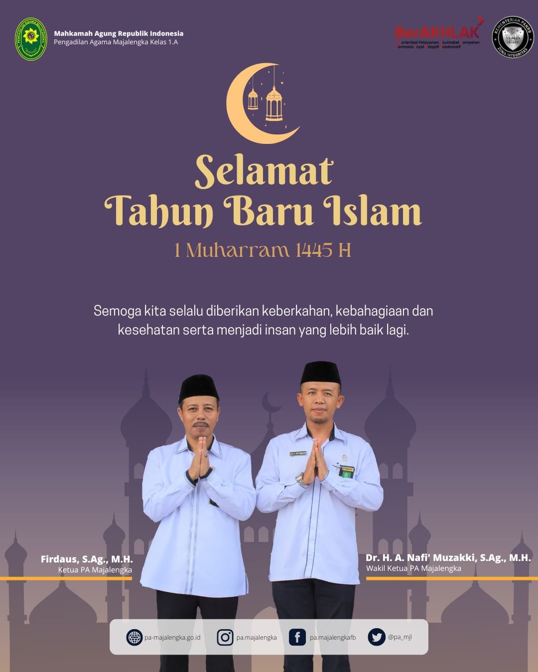 ucapan tahun baru islam 1445h