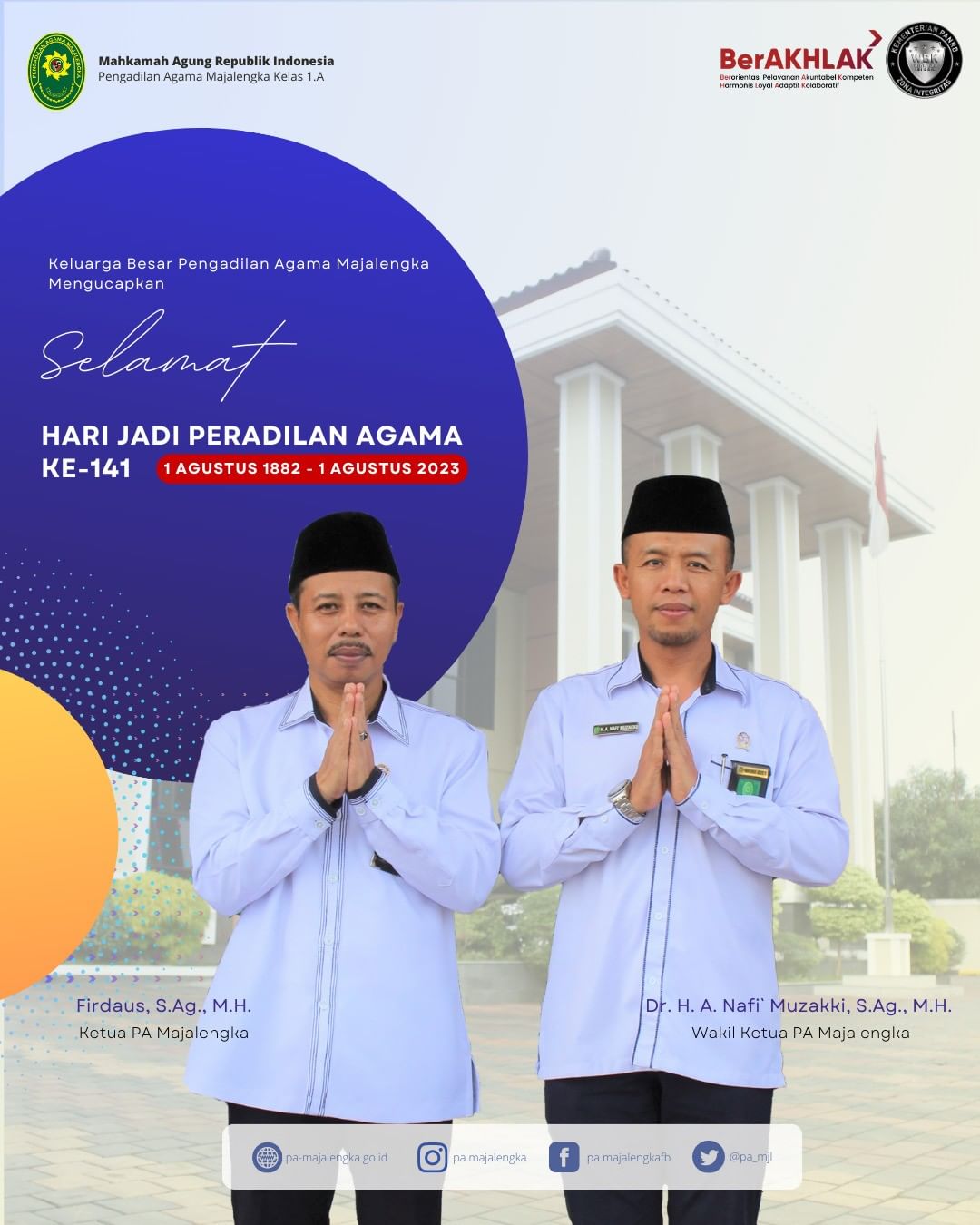 ucapan peradilan agama