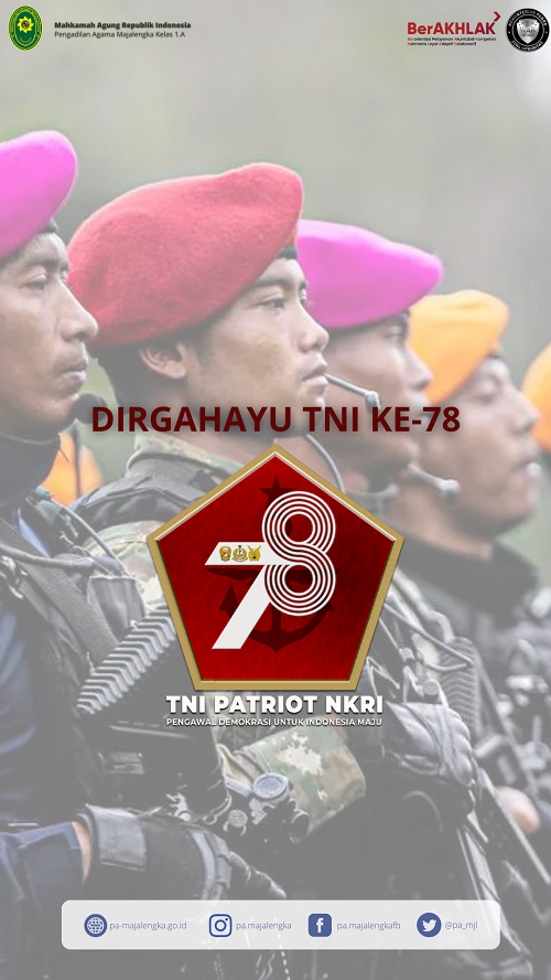 DIRGAHAYU TNI KE 78