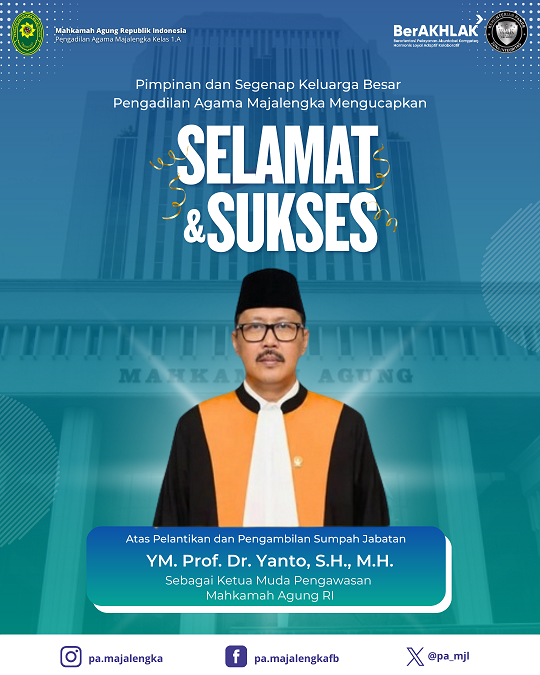 ucapan ketua kamar pengawasan